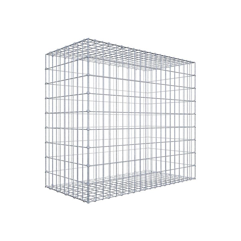 Gabion 100 cm x 90 cm x 50 cm (dł. x wys. x gł.), rozmiar oczka 5 cm x 10 cm, pierścień C