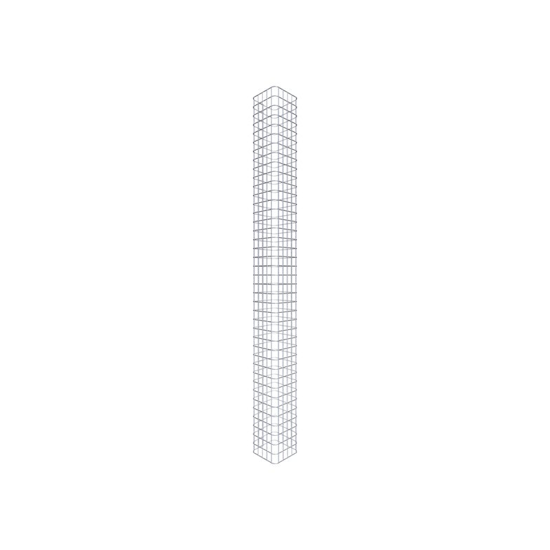 Kolumna gabionowa 27 x 27 cm MW 5 x 5 cm kwadratowa - Wysokość: 2,00 m
