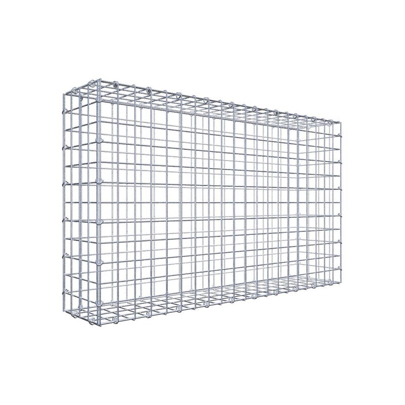 Gabion 100 cm x 60 cm x 20 cm (dł. x wys. x gł.), rozmiar oczka 5 cm x 5 cm, pierścień typu C