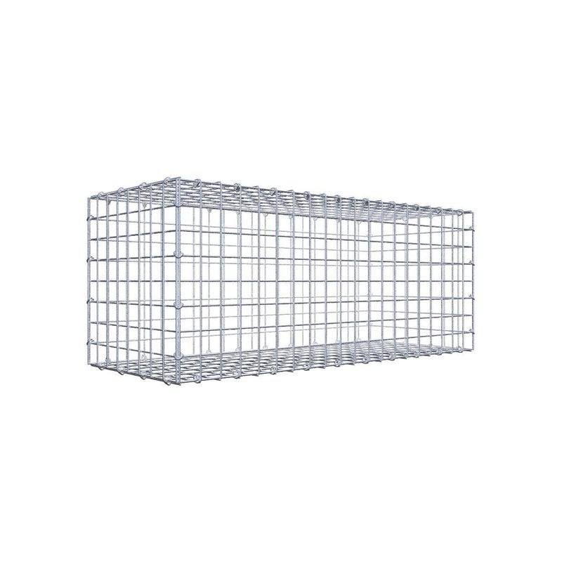 Gabion 100 cm x 40 cm x 40 cm (dł. x wys. x gł.), rozmiar oczka 5 cm x 5 cm, pierścień typu C