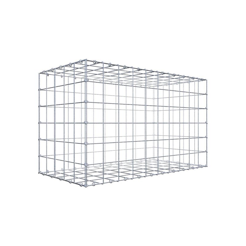 Gabion 100 cm x 60 cm x 50 cm (dł. x wys. x gł.), rozmiar oczka 10 cm x 10 cm, pierścień typu C