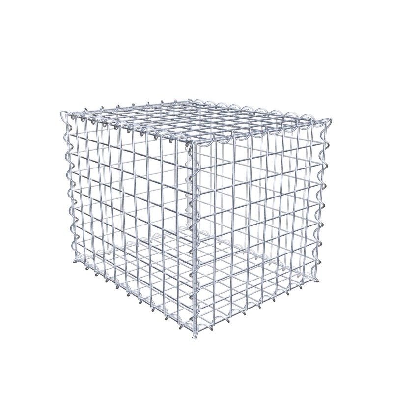 Gabion 50 cm x 40 cm x 40 cm (dł. x wys. x gł.), rozmiar oczek 5 cm x 5 cm, spirala
