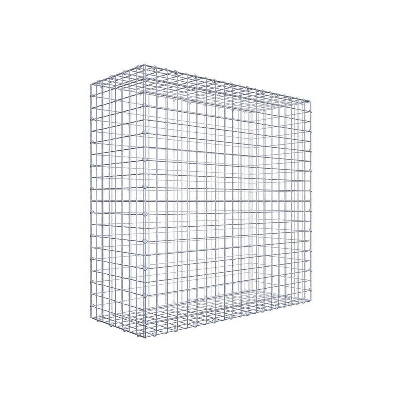 Gabion 100 cm x 100 cm x 40 cm (dł. x wys. x gł.), rozmiar oczka 5 cm x 5 cm, pierścień C
