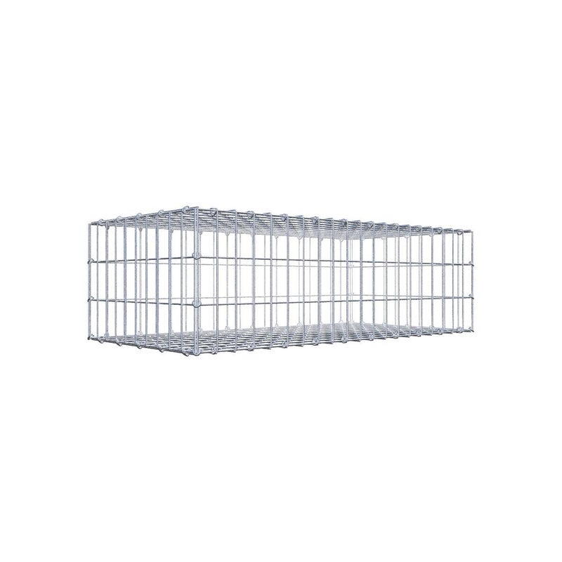 Gabion 100 cm x 30 cm x 50 cm (dł. x wys. x gł.), rozmiar oczka 5 cm x 10 cm, pierścień typu C