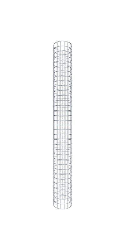 Kolumna gabionowa średnica 27 cm MW 5 x 5 cm okrągła - wysokość: 170 cm