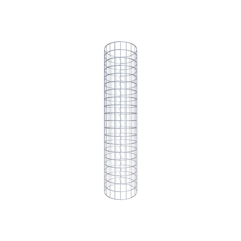 Kolumna gabionowa średnica 32 cm MW 5 x 5 cm okrągła - wysokość: 100 cm