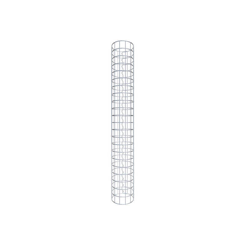 Kolumna gabionowa średnica 22 cm MW 5 x 5 cm okrągła - wysokość: 110 cm