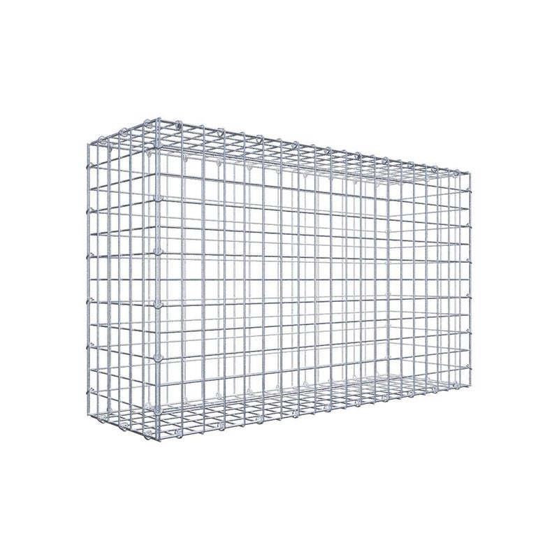 Gabion 100 cm x 60 cm x 30 cm (dł. x wys. x gł.), rozmiar oczka 5 cm x 5 cm, pierścień typu C