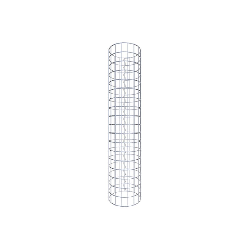 Kolumna gabionowa średnica 27 cm MW 5 x 5 cm okrągła - wysokość: 90 cm