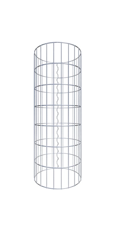 Kolumna gabionowa o średnicy 37 cm, okrągła MW 5 x 10 cm - wysokość: 0,70 m