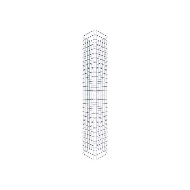 Kolumna gabionowa 32 x 32 cm MW 5 x 5 cm kwadratowa - Wysokość: 1,40 m