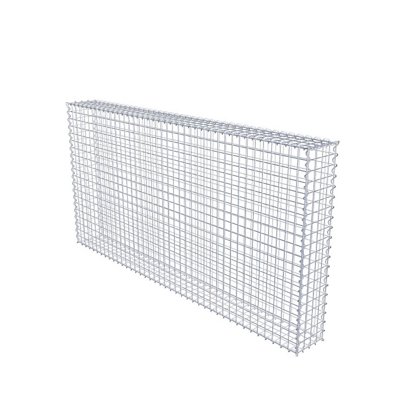 Gabion 200 cm x 100 cm x 20 cm (dł. x wys. x gł.), rozmiar oczek 5 cm x 5 cm, spirala