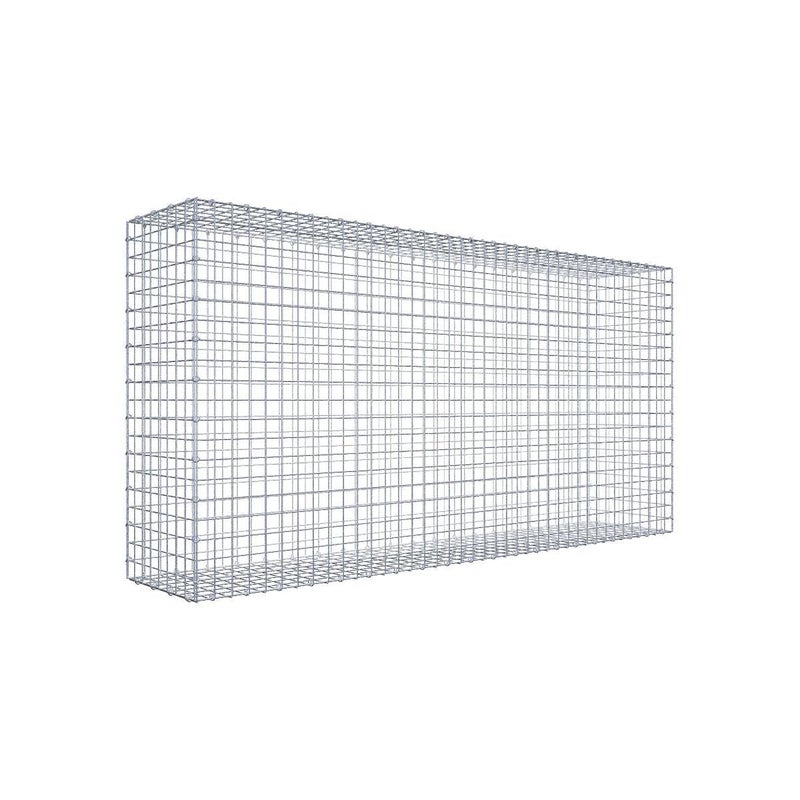 Gabion 200 cm x 100 cm x 40 cm (dł. x wys. x gł.), rozmiar oczka 5 cm x 5 cm, pierścień typu C