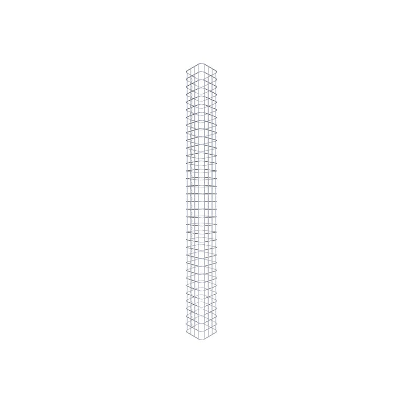 Kolumna gabionowa 22 x 22 cm MW 5 x 5 cm kwadratowa - Wysokość: 1,70 m