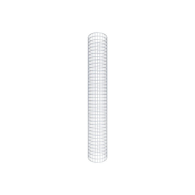 Kolumna gabionowa średnica 42 cm MW 5 x 5 cm okrągła - wysokość: 190 cm