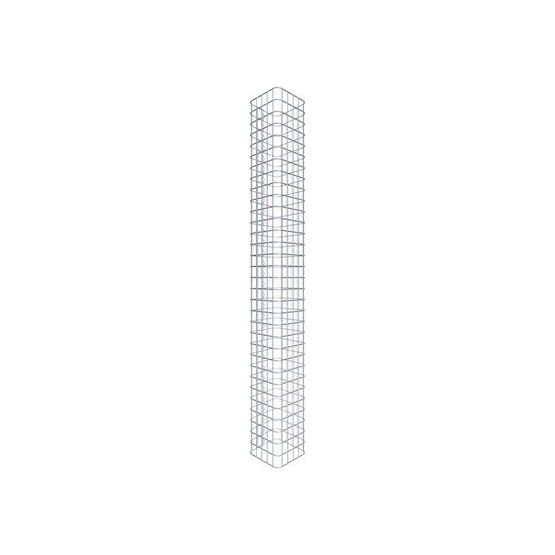 Kolumna gabionowa 27 x 27 cm MW 5 x 5 cm kwadratowa - Wysokość: 1,60 m