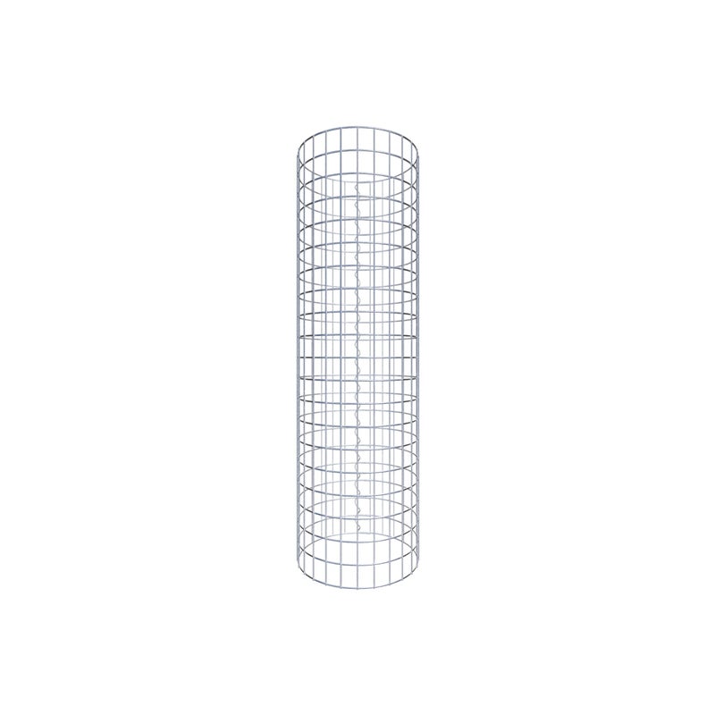 Kolumna gabionowa średnica 42 cm MW 5 x 5 cm okrągła - wysokość: 100 cm