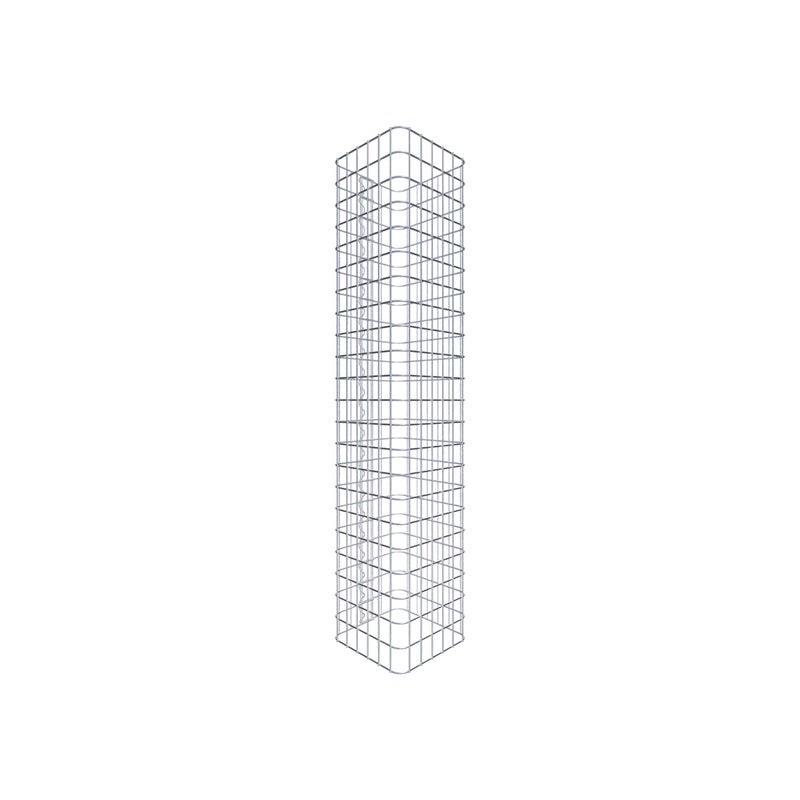 Kolumna gabionowa 32 x 32 cm MW 5 x 5 cm kwadratowa - Wysokość: 1,10 m