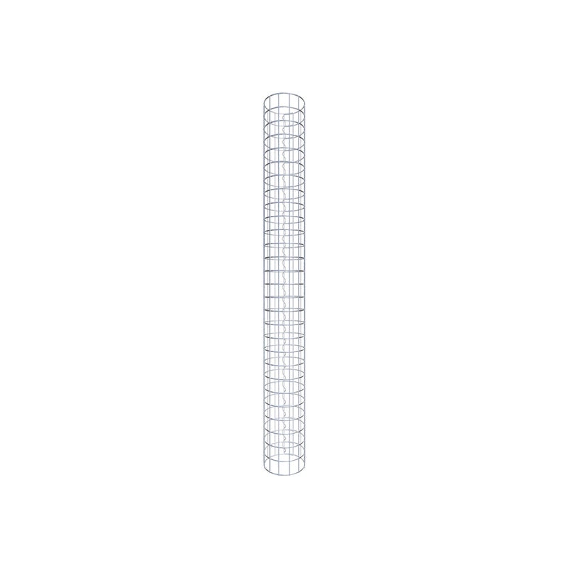 Kolumna gabionowa średnica 22 cm MW 5 x 5 cm okrągła - wysokość: 140 cm