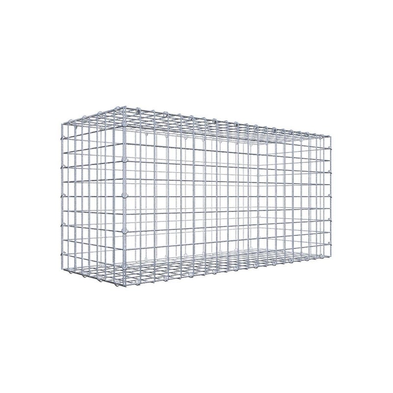 Gabion 100 cm x 50 cm x 40 cm (dł. x wys. x gł.), rozmiar oczka 5 cm x 5 cm, pierścień typu C