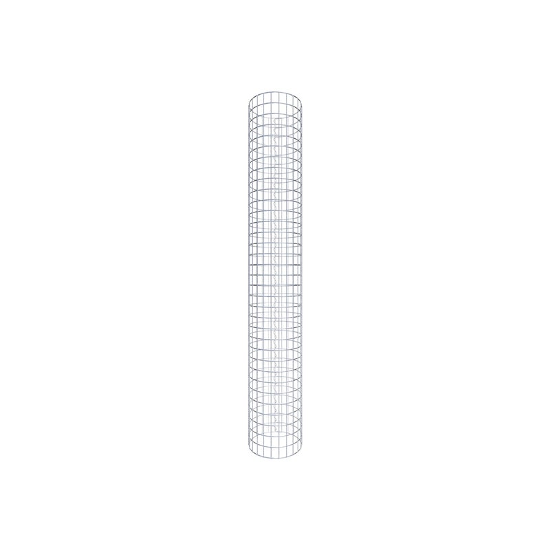 Kolumna gabionowa średnica 37 cm MW 5 x 5 cm okrągła - wysokość: 170 cm