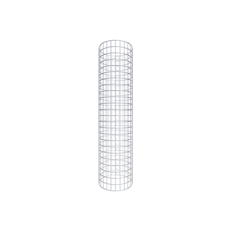Kolumna gabionowa średnica 42 cm MW 5 x 5 cm okrągła - wysokość: 120 cm
