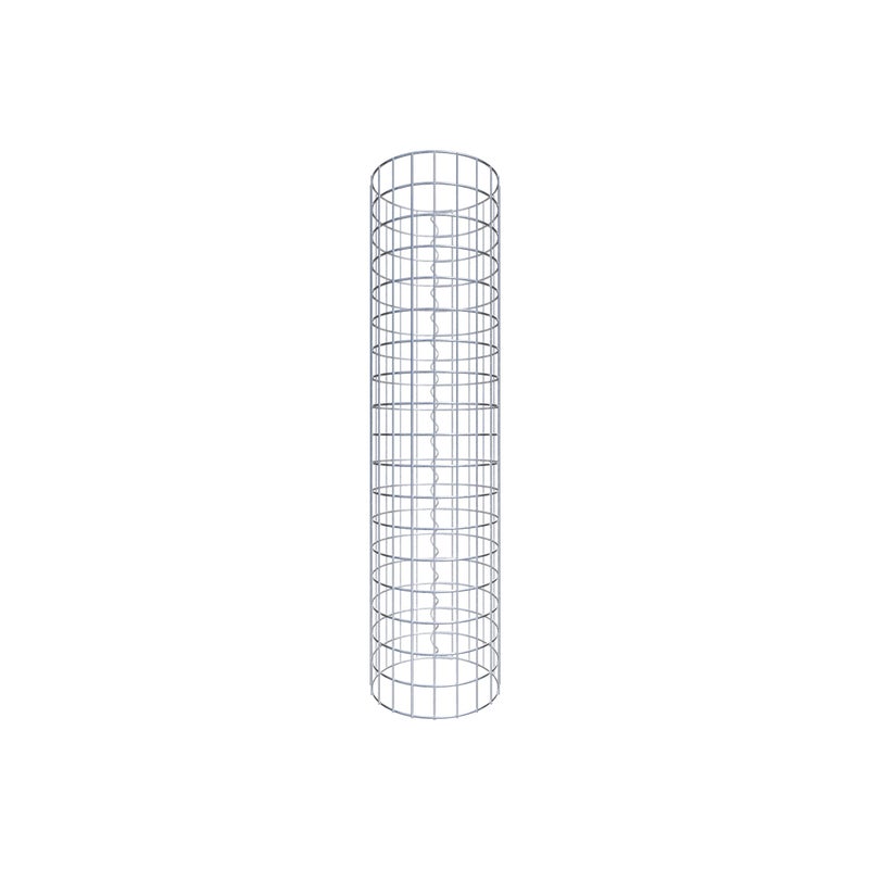 Kolumna gabionowa średnica 32 cm MW 5 x 5 cm okrągła - wysokość: 90 cm