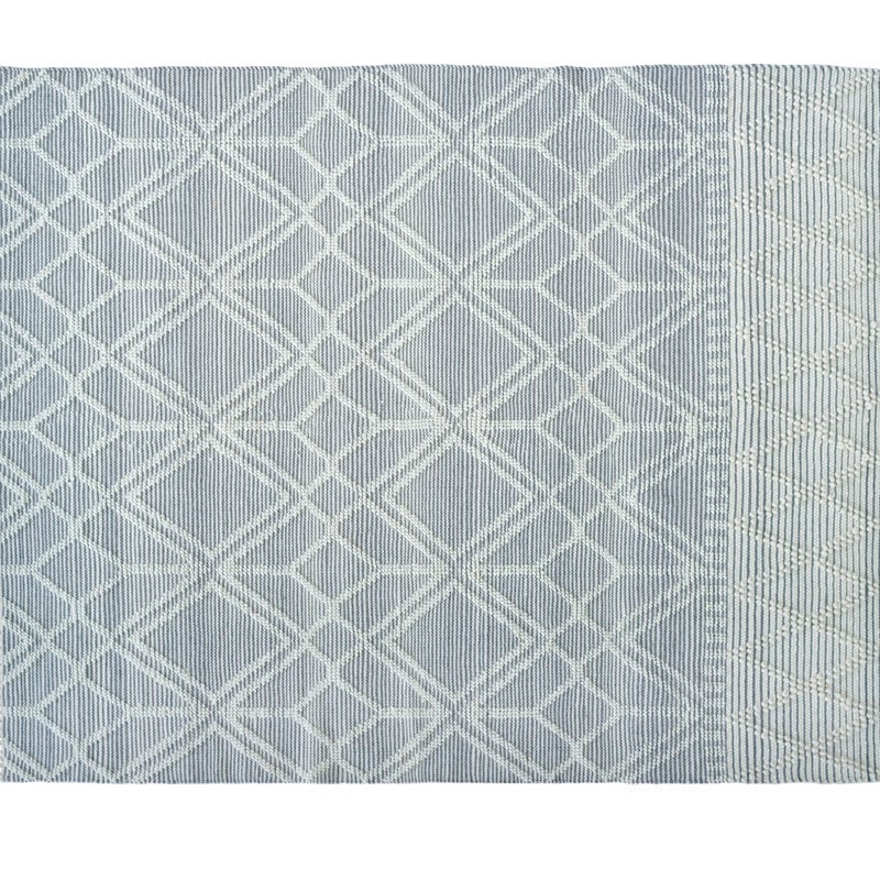 Dywan dekoracyjny z włókien naturalnych z reliefem 200x300 cm – Ręcznie wykonany do salonu, sypialni lub przedpokoju nowoczesnego