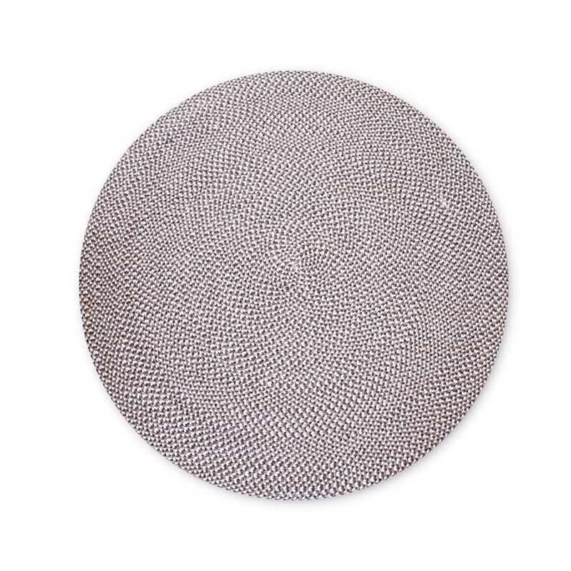 Dywan okrągły Kale Grey Ø140 cm – elegancki dywan w szarym kolorze do salonu i sypialni