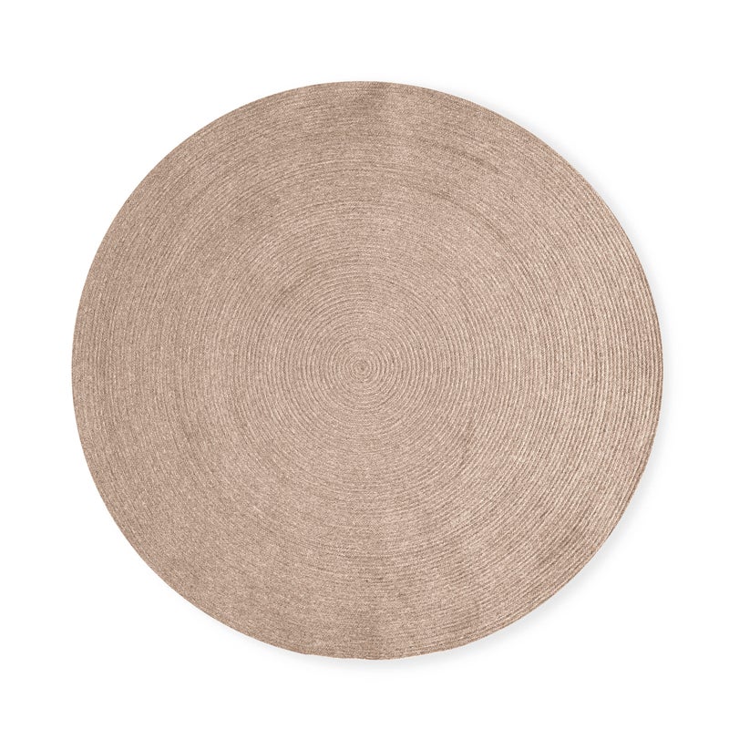 Dywan okrągły Sphere Natural Ø200 cm – elegancki dywan z naturalnym wykończeniem do salonu i sypialni