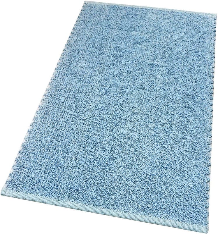 Dywanik łazienkowy 50x80 Cm Czysta Bawełna Miękki Nadaje Się Do Prania 100% Wyprodukowano We Włoszech Jasnoniebieski