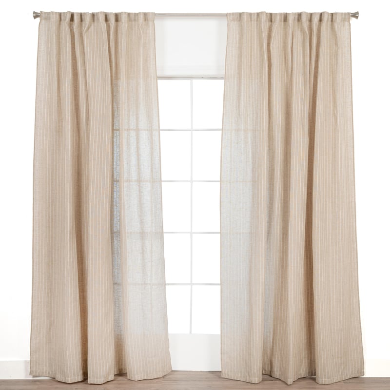 Zasłona panelowa Kobo z prążkami lnianymi 200x270cm