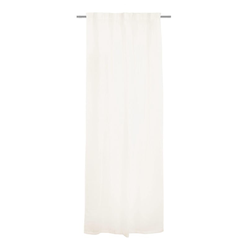 Firana Zoe gładka, naturalna biel 140x270cm