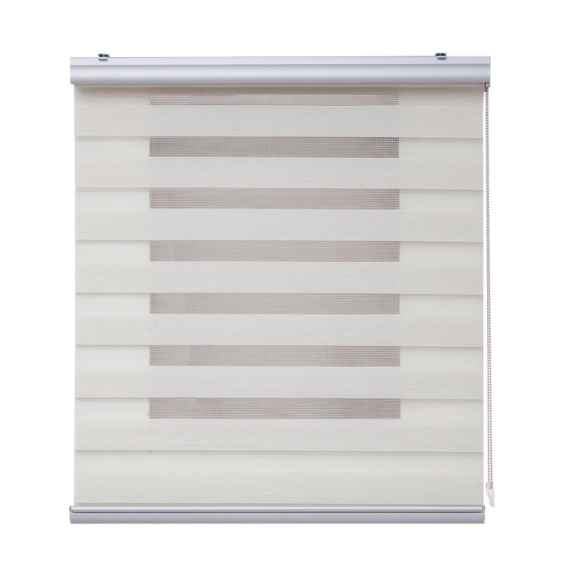 Roleta Dzień i Noc, roleta podwójna lniana, 160x180cm