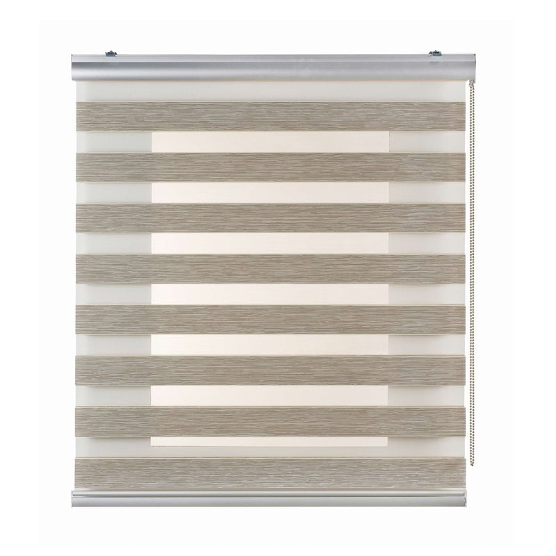 Roleta Dzień i Noc Premium, z aluminiowym wykończeniem, beżowa, 60x250cm
