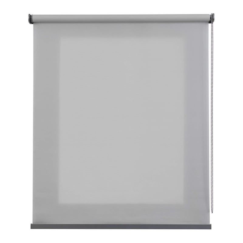 Roleta Premium Półprzezroczysta z Aluminiowym Wykończeniem Szara 45x180 cm