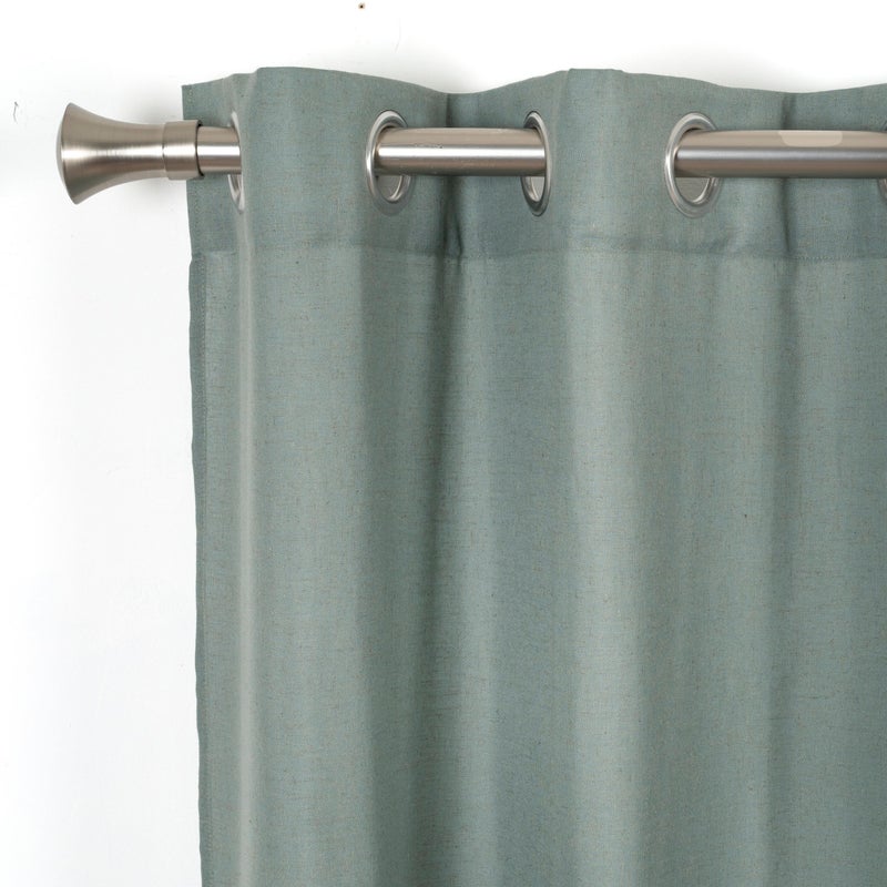 Zasłona z przelotkami Ayden INSPIRE, jednokolorowa, zielona, 140x270cm
