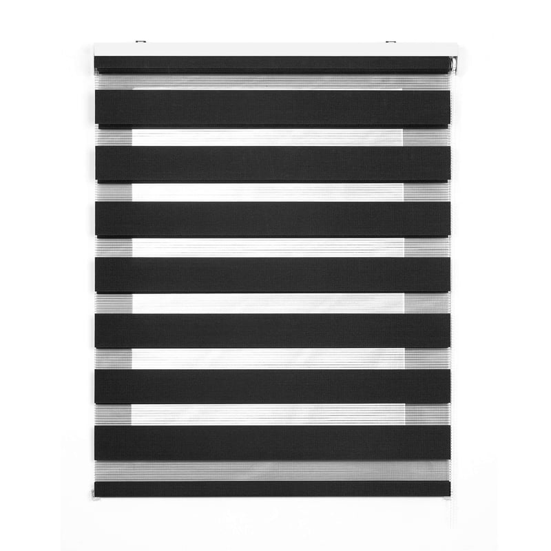 Roleta Dzień i Noc, roleta podwójna szara, 140x250cm