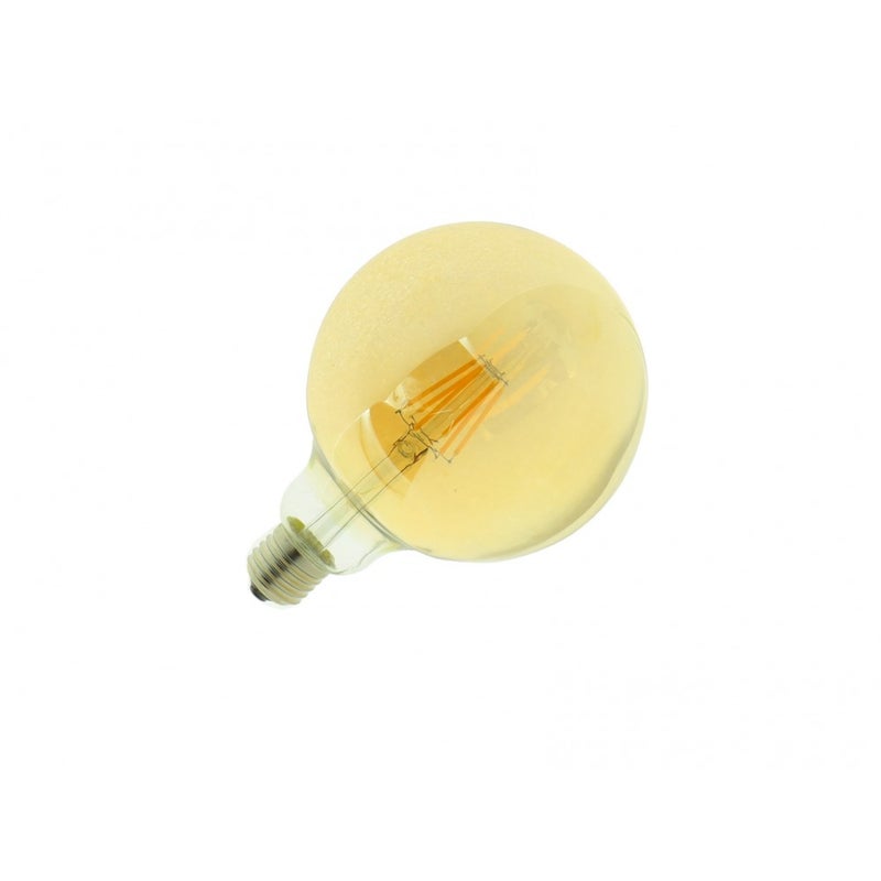 Żarówka Globe G125 Filament Led 6W E27 Ciepła biel 2700K Złote szkło