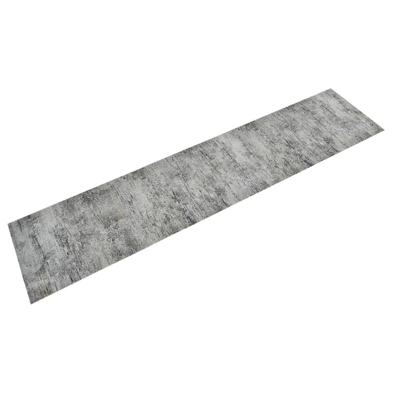 Dywanik kuchenny, wzór betonu, 60x300 cm, aksamitny vidaXL