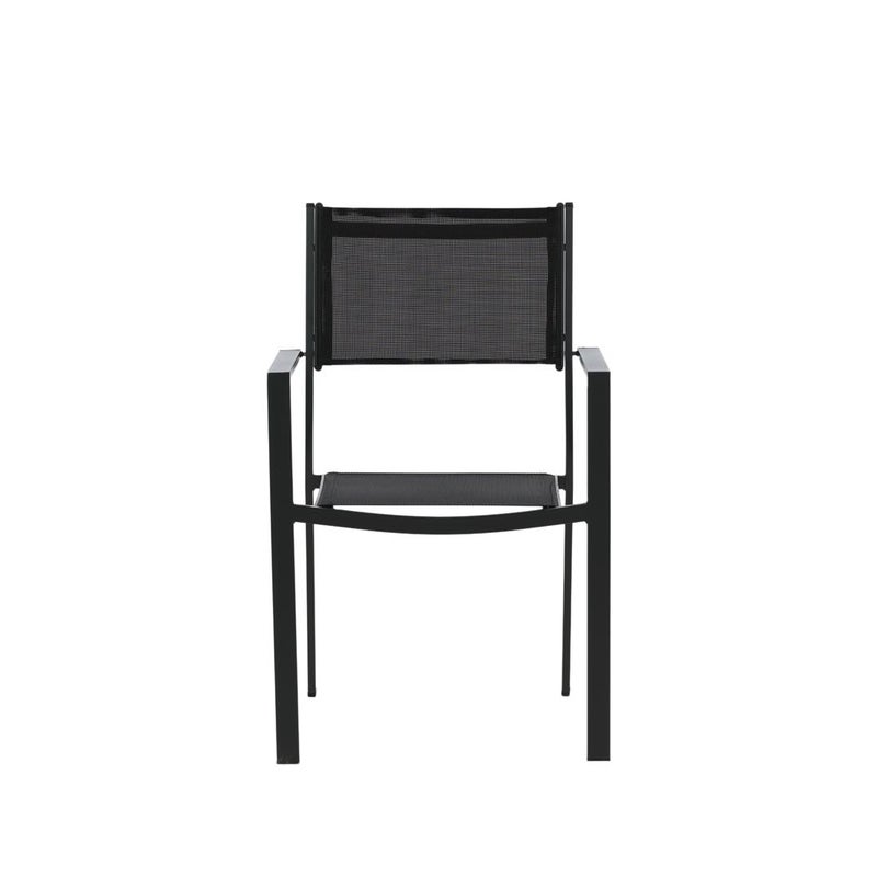 Copacabana krzesło ogrodowe ogrodowe czarny.