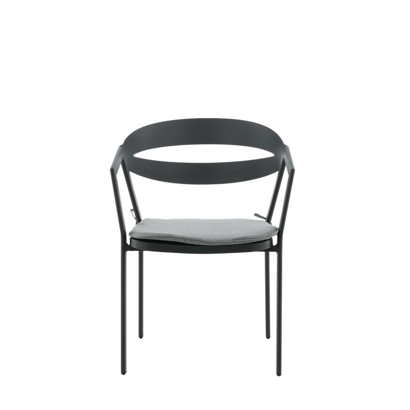 Slit Krzesło ogrodowe czarny.