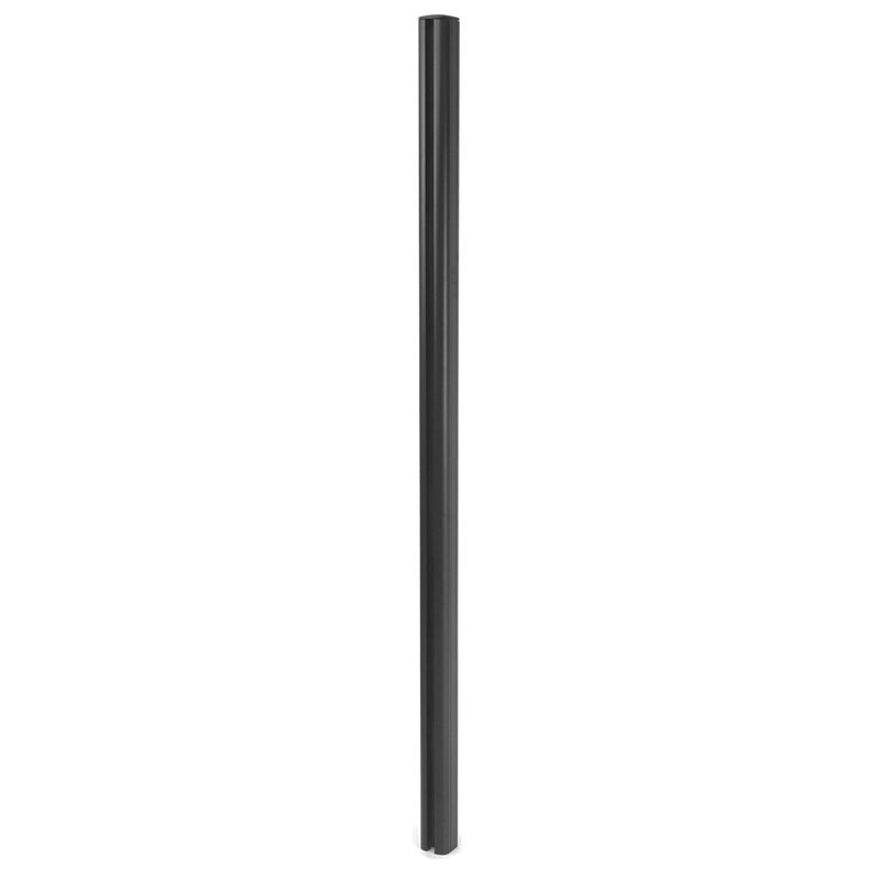 Słupek aluminiowy Sarthe WPC, słupek ogrodzeniowy, system wtykowy 1,86m ~ antracyt