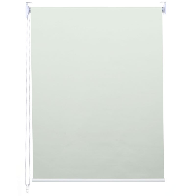 Roleta HWC-D52, roleta okienna boczna zaciągana, 100x160cm ochrona przeciwsłoneczna zaciemniająca nieprzezroczysta ~ kremowy