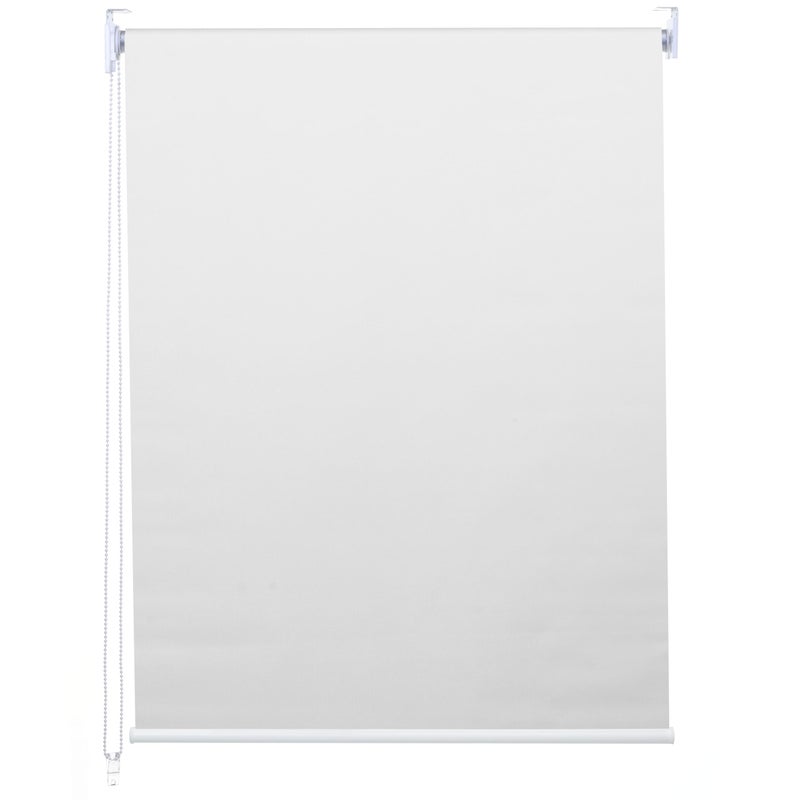 Roleta HWC-D52, roleta okienna boczna, 80x160cm ochrona przeciwsłoneczna, nieprzezroczysta ~ biały