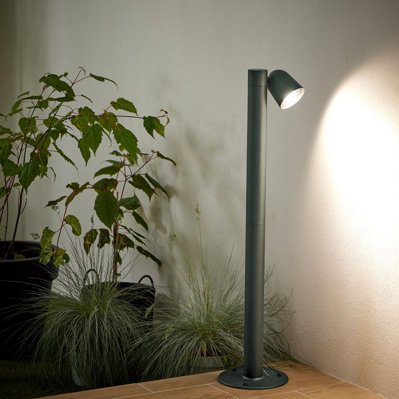 Słupek zewnętrzny PHILLY - 1 x GU10 maks. 25 W - IP44 - Ciemnozielony - INSPIRE