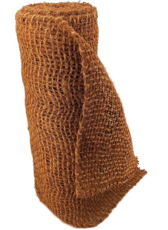 Siatka antyerozyjna z włókna kokosowego 7 m, szerokość 1 m, folia do oczek wodnych, mata z włókna kokosowego 750 g