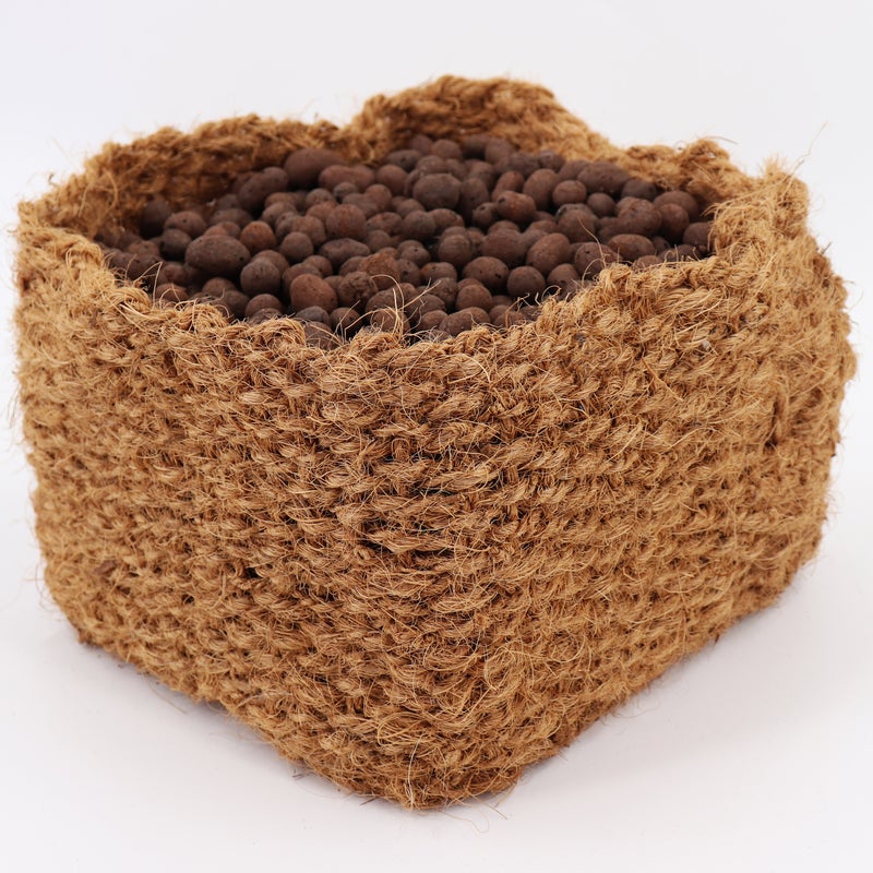 1 kosz kokosowy 20 x 20 x 15 cm koszyk na maty bankowe i maty spadkowe