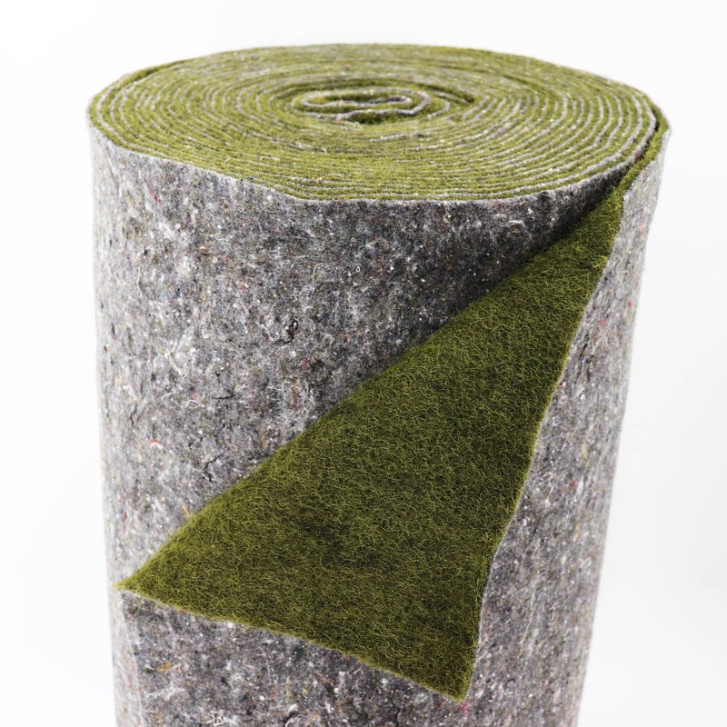 Mata obrzeżowa do oczka wodnego 12m x 0,5m, zielona, mata antyerozyjna do folii stawowej