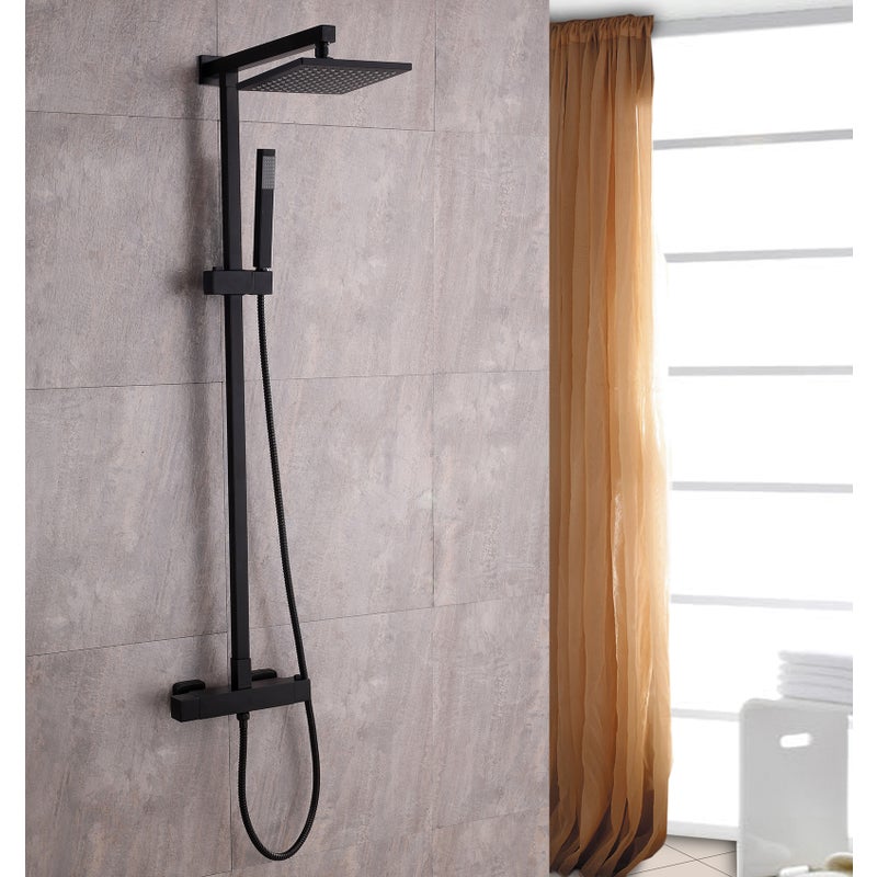 Bernstein Zestaw prysznicowy 8921B termostat SEDAL - deszczownica 30x30 cm